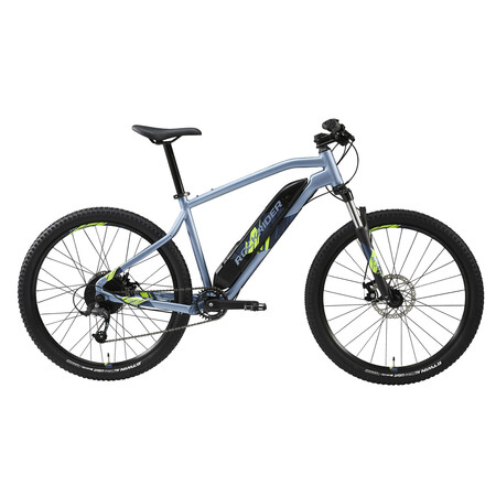 Bicicleta Electrica De Montaa Ebike 275 Aluminio Rockrider St 100 Azul