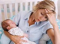 La depresión postparto eleva el riesgo de diarrea en el bebé