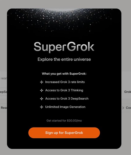 Nueva suscripción exclusiva de IA: SuperGrok