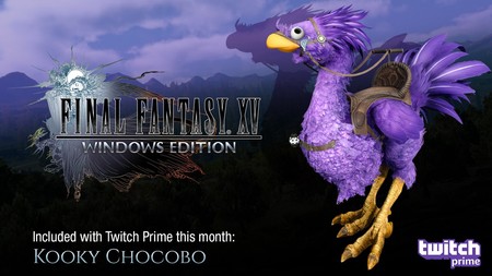 Los usuarios de Twitch Prime pueden conseguir GRATIS el Chocobo Kooky en Final Fantasy XV: Windows Edition