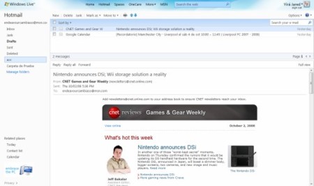 Hotmail Wave 4 trata de acercarse a Gmail: ofrecerá vista por conversación y otras mejoras