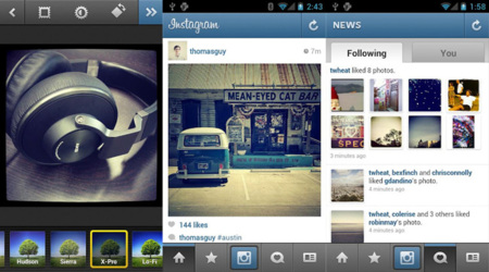 Instagram para Android ya disponible en Google Play