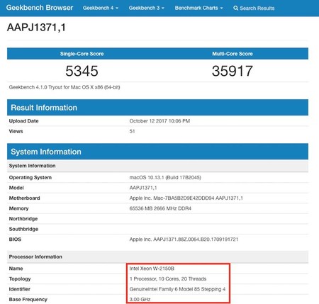 Geekbench Imac Pro 800x763