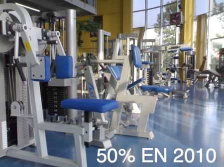 En 2010 el gimnasio costará la mitad de precio