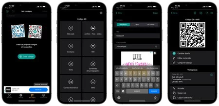 qr Wi-Fiをステップバイステップで作成 iPhone