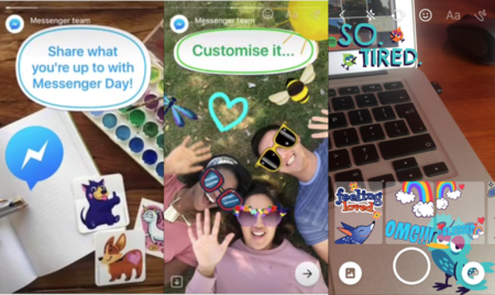 Facebook empieza a probar otra función al estilo Snapchat: Messenger Day