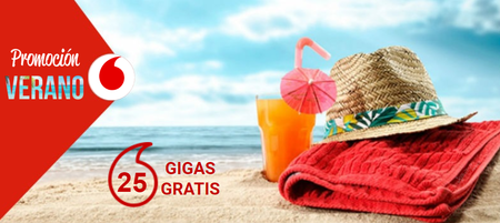Vodafone también regalará 25 GB en contrato como promoción de verano