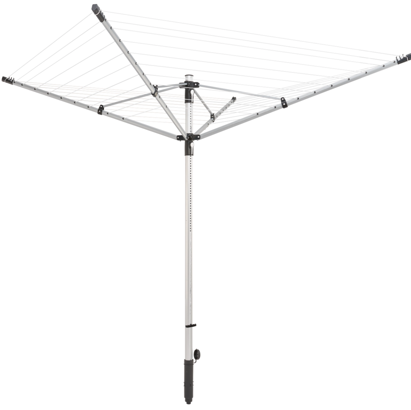Tendedero extensible LINOFT de 255 cm desplegado