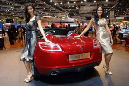 Presentación Opel GT en el salón de Ginebra