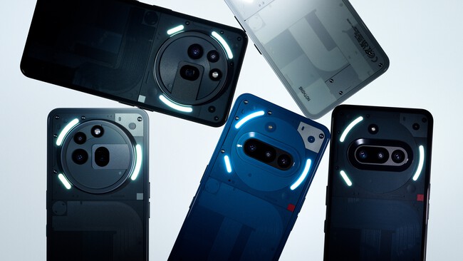 Imagen promocional de los nuevos Nothing Phone (3a)