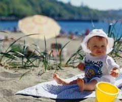 Qué llevarle al bebé en vacaciones