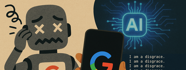 Un usuario intenta corregir un 'bug' con Gemini: sólo logra que a la IA se le crucen los cables y se insulte a sí misma 86 veces 