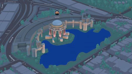 モニュメント Apple Maps