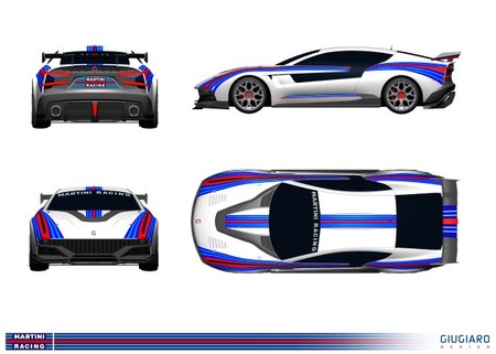 Giugiaro Brivido decoración Martini Racing