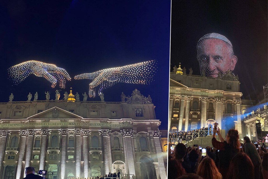 El espectáculo de drones del Vaticano fue un encargo a un empresario insospechado: el hermano de Elon Musk