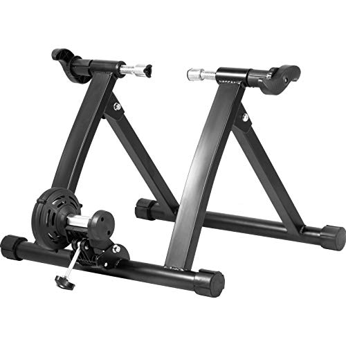 VEVOR Soporte para Entrenador de Bicicleta Magnético, 750 W Carga 150 kg Soporte de Entrenamiento para Bicicleta, Rueda 26'' - 29" 700 C Soporte de Bicicletas Magnético para Ejercicio en Interiores