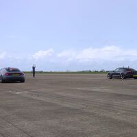 Audi RS e-tron GT, Porsche Taycan y Tesla Model S: una espectacular carrera de aceleración con 2.115 CV desatados en este vídeo