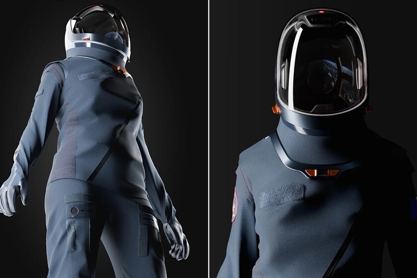 will arrive in space with a prototype spacesuit for ESA