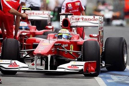 Felipe Massa estará justo detrás de Fernando Alonso en la parrilla de salida del GP de Australia