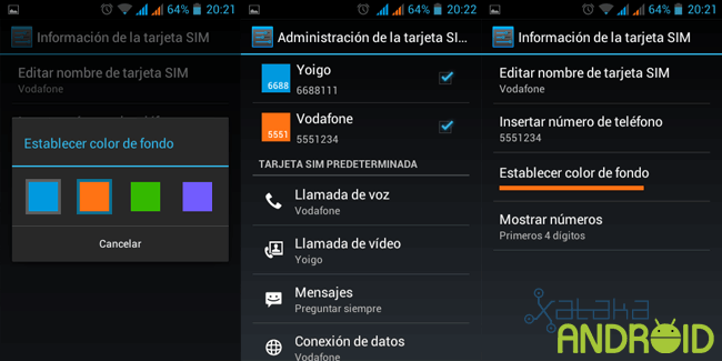 Android dual SIM