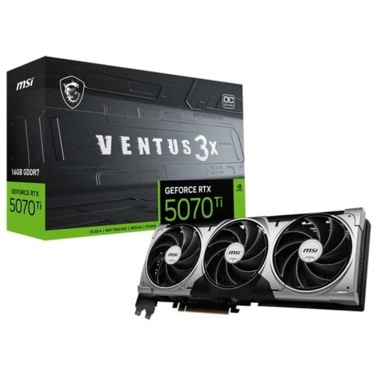 MSI GeForce RTX 5070 Ti VENTUS 3X OC 16GB GDDR7 Reflex 2 RTX AI DLSS4