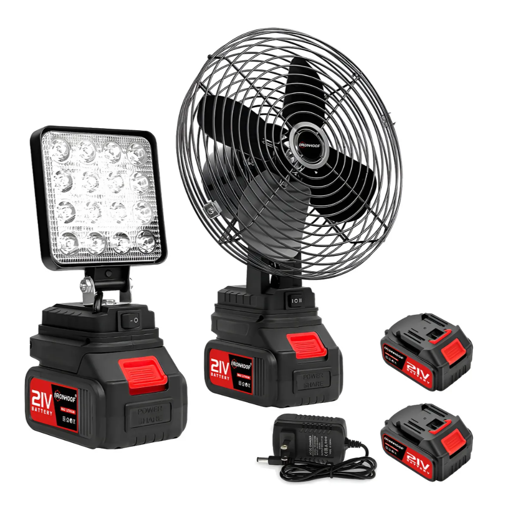 Ventilador portátil recargable