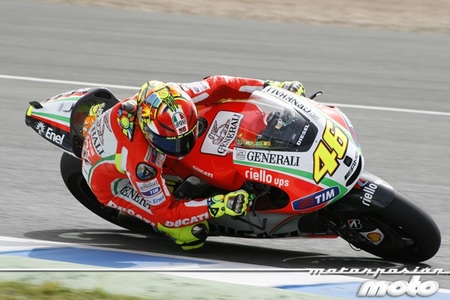 Valentino Rossi en Jerez