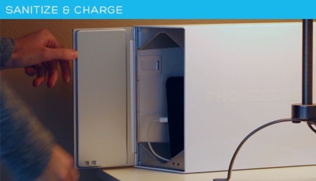 PhoneSoap XL desinfecta tu móvil utilizando rayos ultravioleta
