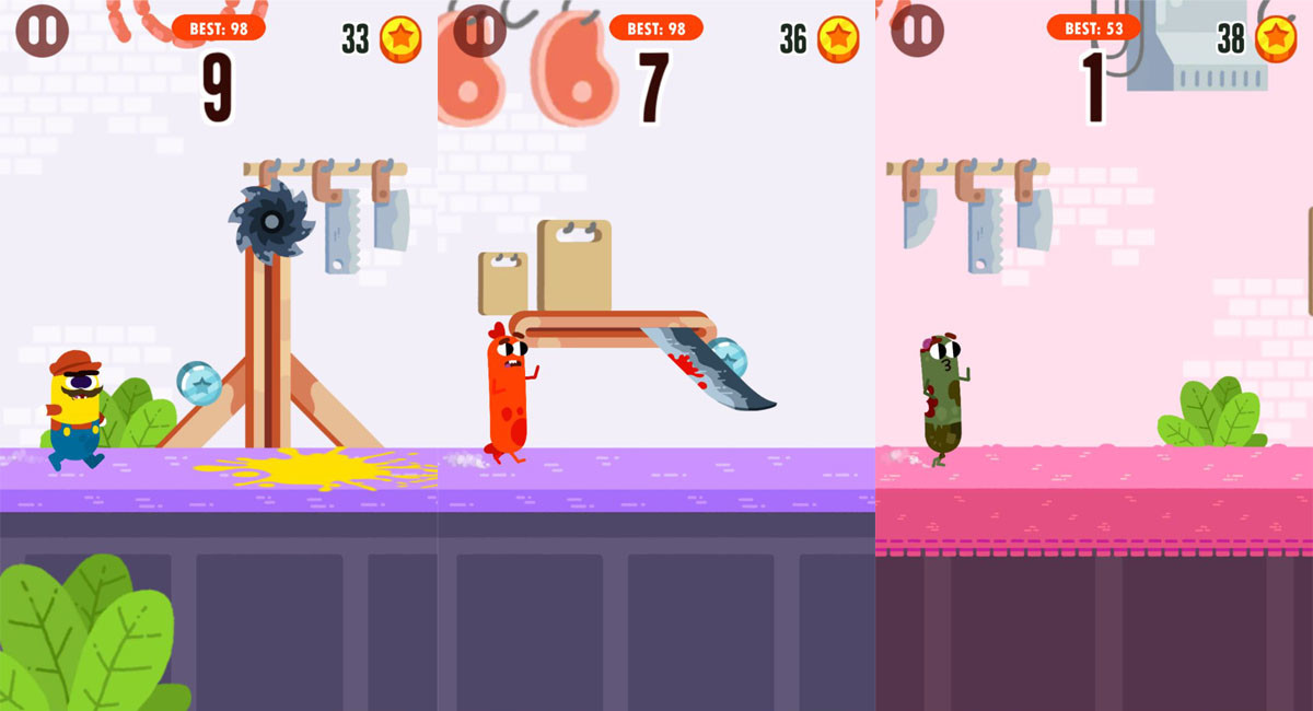 ¡Corre Salchicha Corre!, un 'endless runner' sobre una salchicha en un ¡Corre Salchicha Corre!, un 'endless runner' sobre una salchicha en un