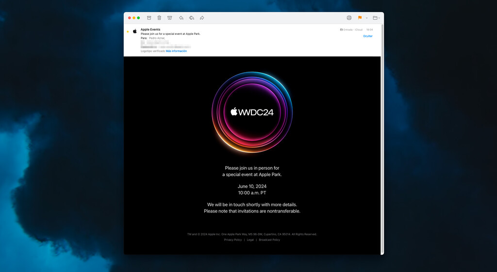 Apple envía las invitaciones a la WWDC24: ¡empieza la cuenta atrás! Apple envía las invitaciones a la WWDC24: ¡empieza la cuenta atrás!