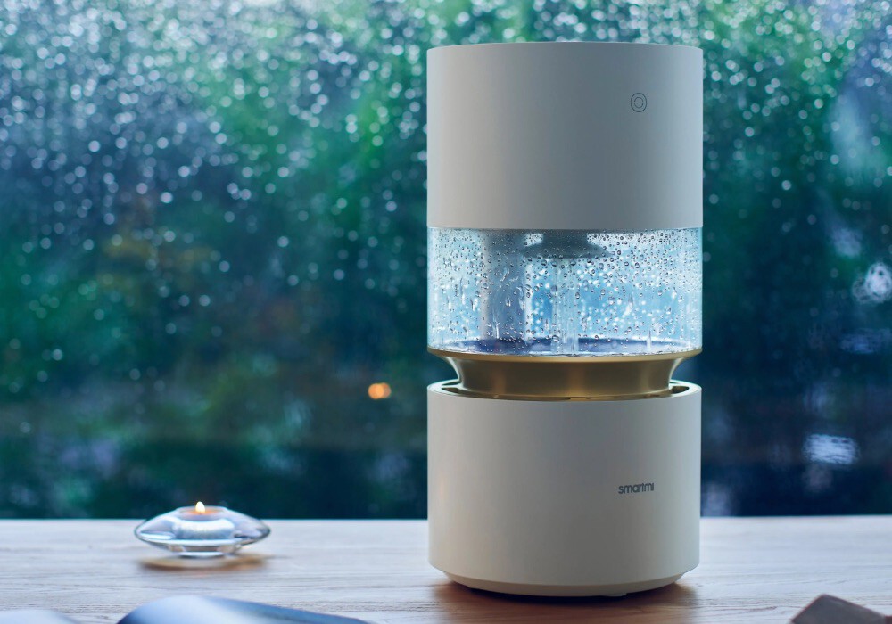 Este humidificador se controla con el móvil y simula el efecto lluvia para hacer más agradable el aire que respiramos