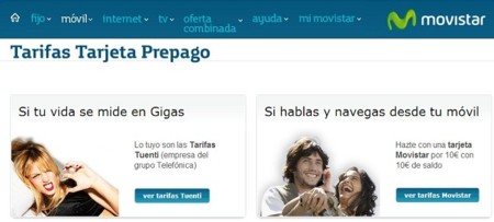 Movistar incluye en su web las tarifas de prepago de Tuenti Móvil ¿posibles movimientos?