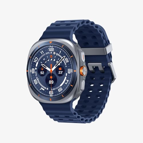 Samsung Galaxy Watch Ultra 2025 47mm - Smartwatch LTE con IA, Titanio, Botón Personalizable, Control de Salud, Garantía del Fabricante 3 Años + 1 año Extra, Azul Titanio (Versión española)