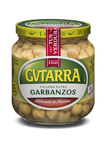 Gvtarra Garbanzos Cocidos Legumbre - Paquete de 6 x 400 gr - Total: 2400 gr