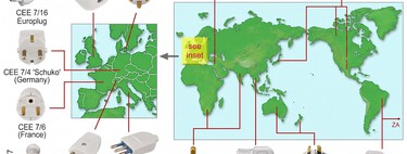 15 designs, 100 years and no agreement: the map that illustrates the inexplicable global mess we have with plugs
