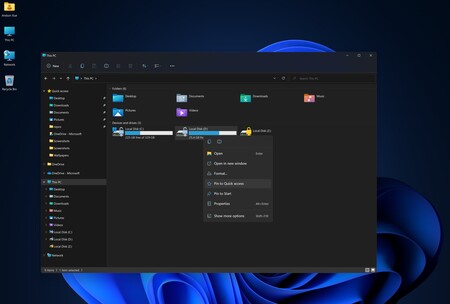 Así se ven el nuevo Explorador de archivos y el nuevo panel de Configuración de Windows 11