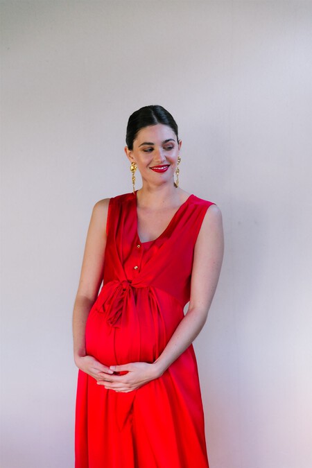 Vestido de invitada premamá