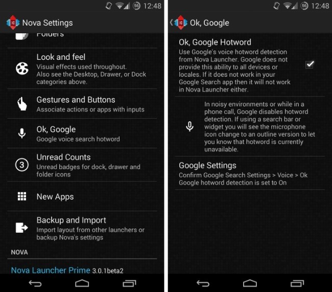Nova Launcher Se Actualiza A La Versión 3.0 Y Agrega Comando "Ok.
