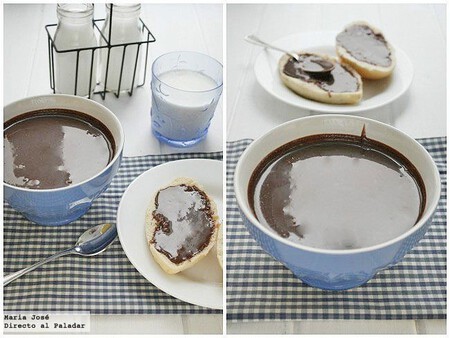 Crema de cacao y avellanas