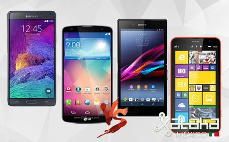Samsung Galaxy Note 4 contra su competencia en México