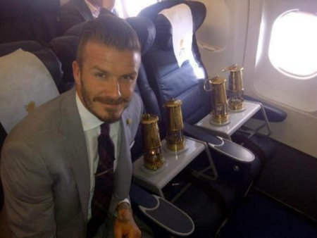 David Beckham, el guardián del fuego