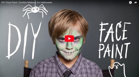 Tres tutoriales en vídeo para maquillar a tu hijos este Halloween