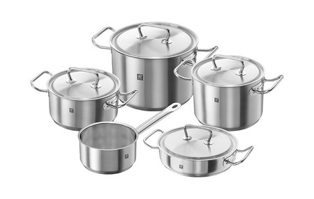 La batería de cocina de 5 piezas Twin classic de Zwilling ahora sólo cuesta 104,99 euros en Amazon