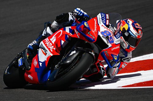 ¡Festival! Jorge Martín lidera el repóker de Ducati en Austin batiendo el récord del circuito
