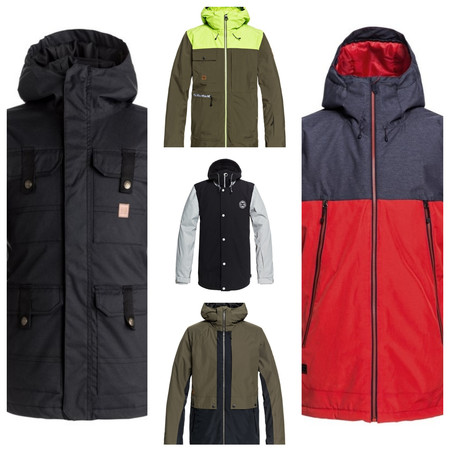 8 chaquetas para nieve rebajadas por menos de 81 euros en Quiksilver, DC Shoes y Roxy