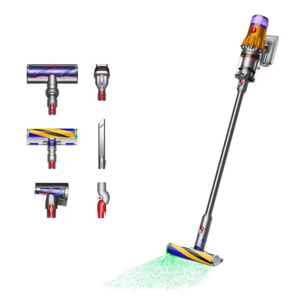 Aspirador de escoba recargable Dyson V12 Detect Slim™ Absolute Hierro/Níquel