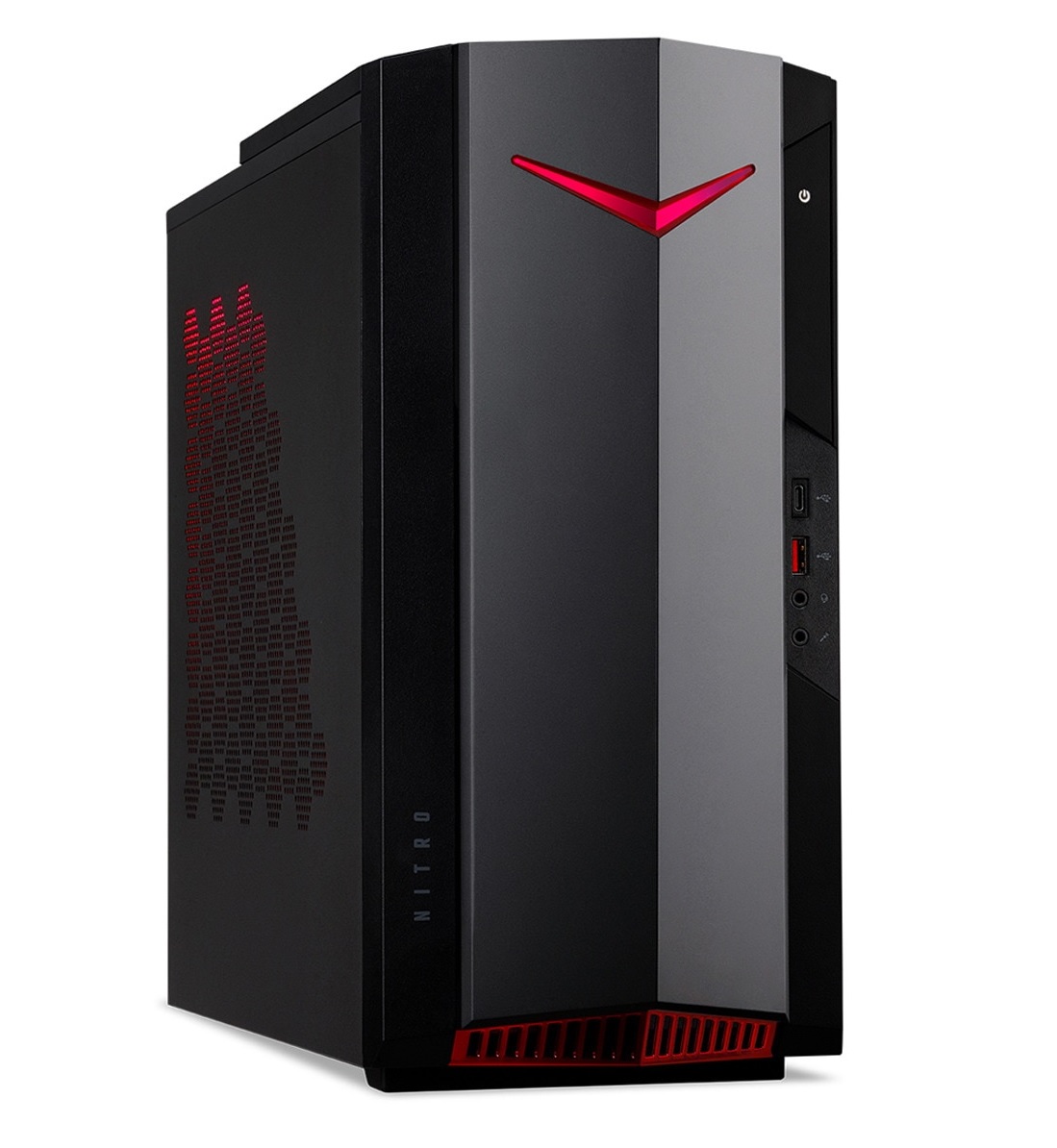 Sobremesa Gaming Acer Nitro N50-640 00A, i5, 16GB, 1TB SSD, GeForce RTX 3060 12GB, FreeDOS / Sin Sistema Operativo