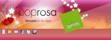 Disfruta (o sufre) de la lista de Spotify de Poprosa