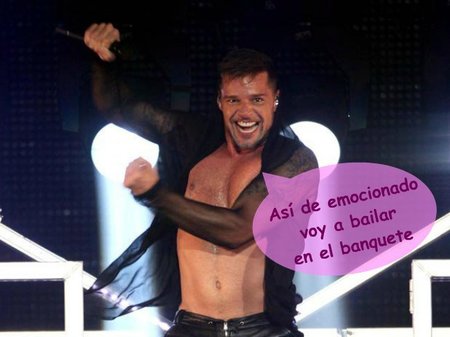 Preparando el tocado para la primera boda del año: Ricky Martin