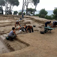 Desentierran en Girona nuevos secretos de una opulenta villa que en el siglo II contaba con dos termas, y también cultistas 